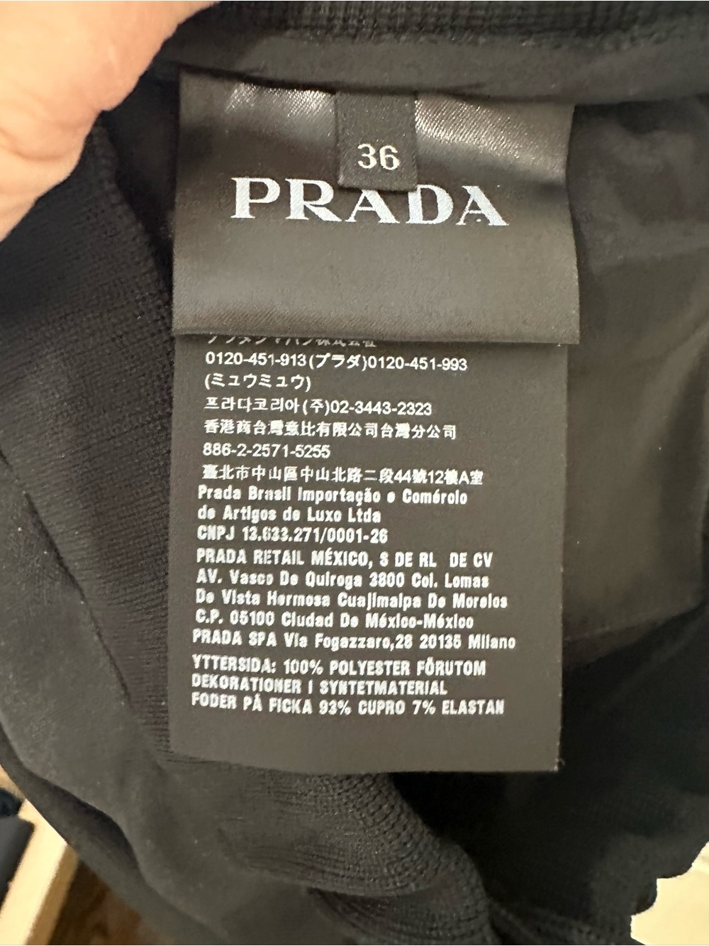 Prada Black Drawstring Track Pants with White Label - Picture 7 of 9